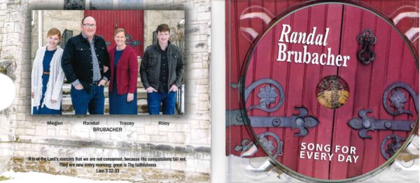 Song For Every Day Cd by Randal Brubacher - Image 4