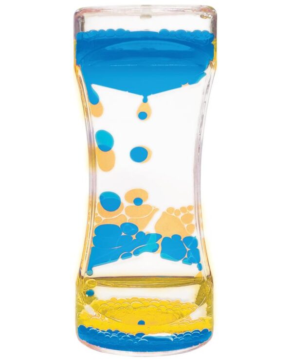 Liquid Motion Bubbler Blue & Yellow