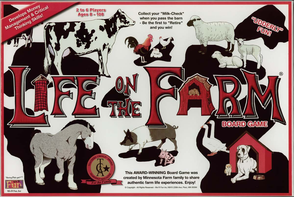 LIFE ON THE FARM BOARD GAME: Excellence In Education