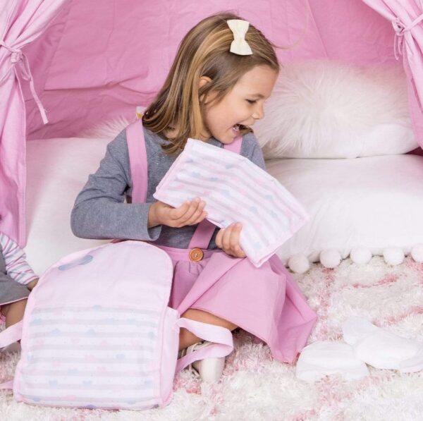 Pastel Pink Diaper Bag - Image 3