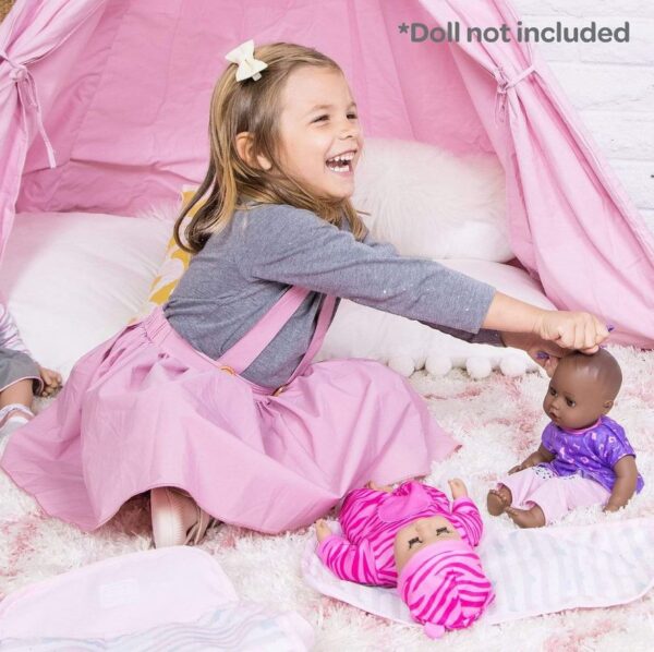 Pastel Pink Diaper Bag - Image 5