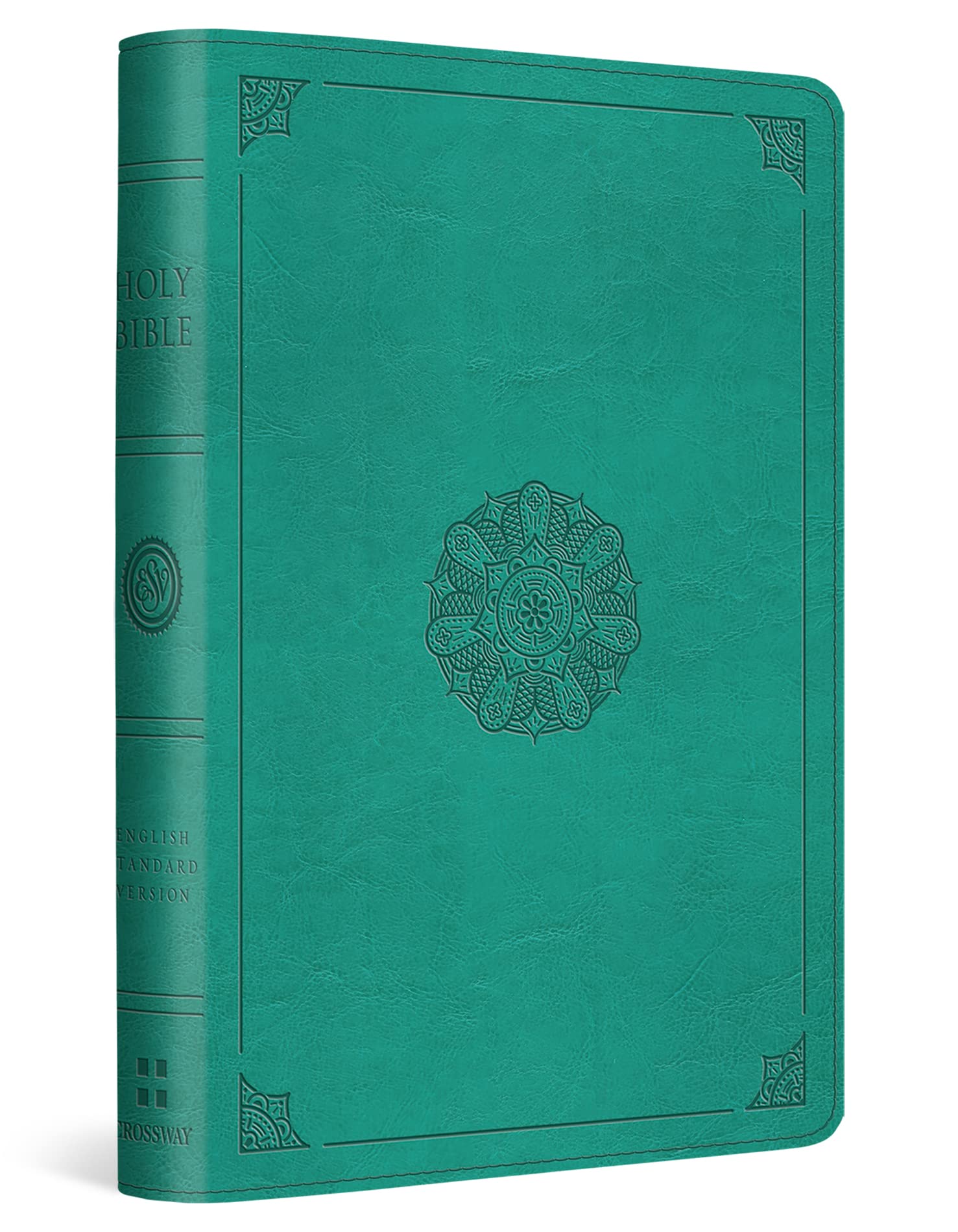 ESV Compact Bible (TruTone, Turquoise, Emblem Design) - Living Waters ...